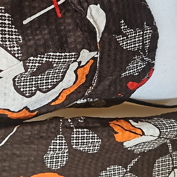 KENZIE BLAZER 6 ONE BUTTON POCKETS LEAVES FALL BROWN RED ORANGE YELLOW NWOT - Picture 4 of 11